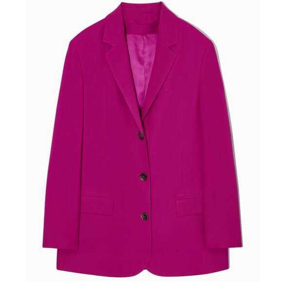 EUC Cos Relaxed-Fit Linen-Blend Blazer $210 - Picture 1 of 4